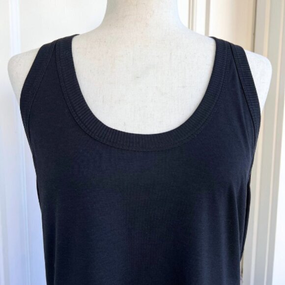 ATHLETA Mesh Back Racerback Athletic Black Tank Size XL - Picture 3 of 10